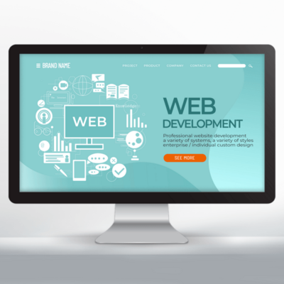 圖標web開發網站網頁設計